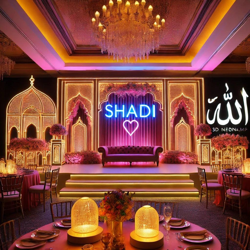 Brighten Your Wedding with Custom Neon Signs and 3D Neon Lamps - Neon Boards