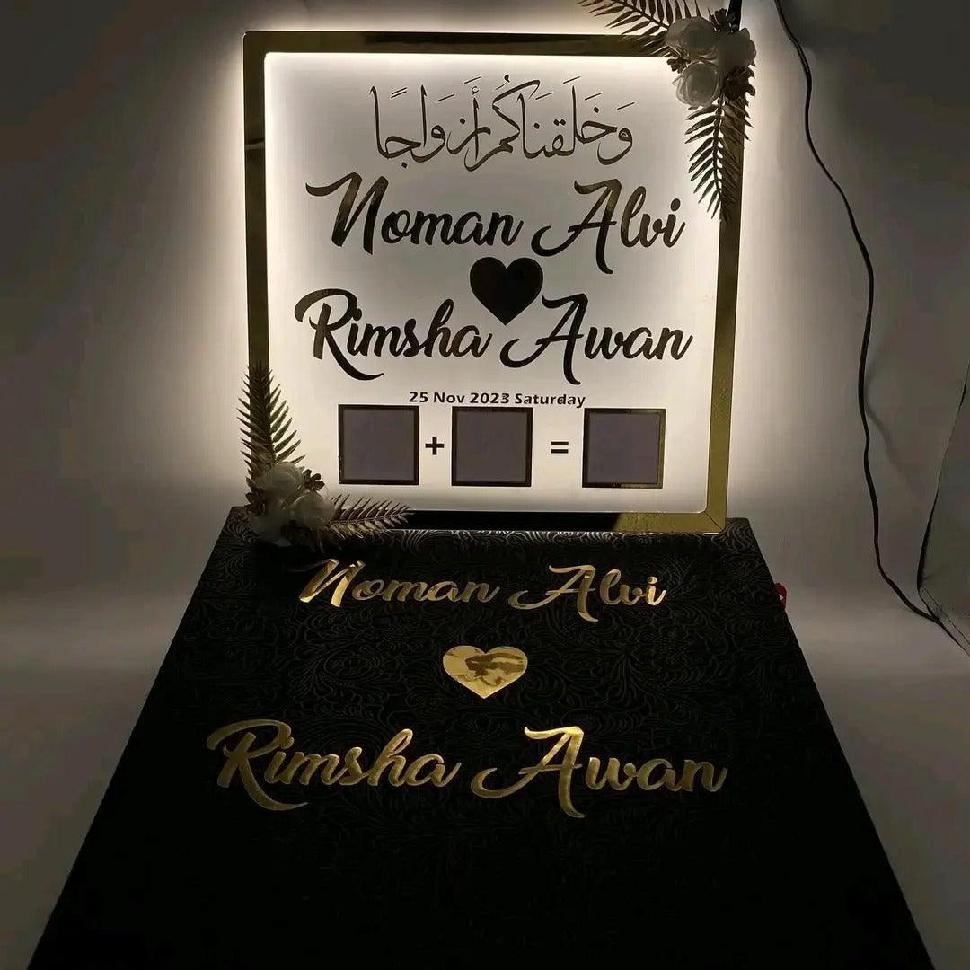 Shadi Neon Board Rectangle - Neon Boards