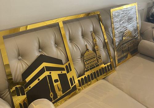 Masijd e Aqsa, Masjid e Haram, Masjid e Nabvi - Neon Boards