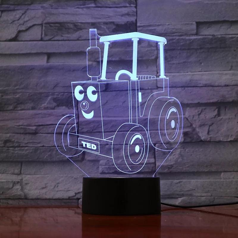 Tractor Ted - Neon Boards