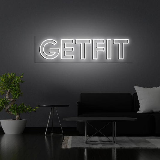 Get Fit Neon Sign - Neon Boards