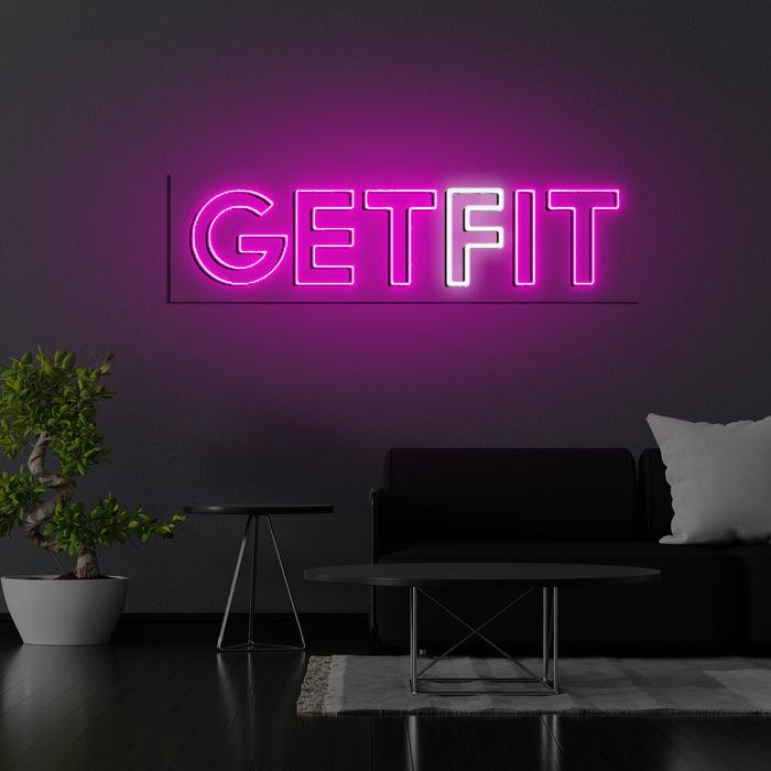 Get Fit Neon Sign - Neon Boards