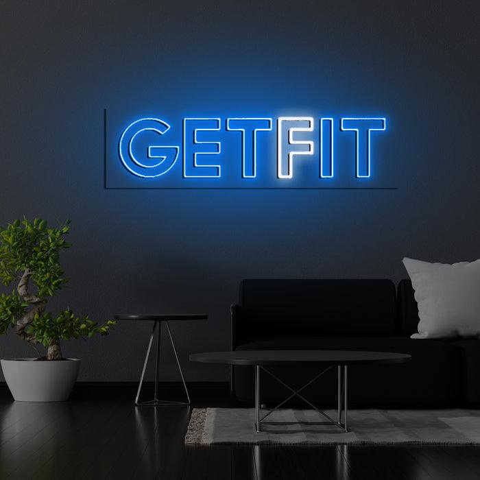 Get Fit Neon Sign - Neon Boards