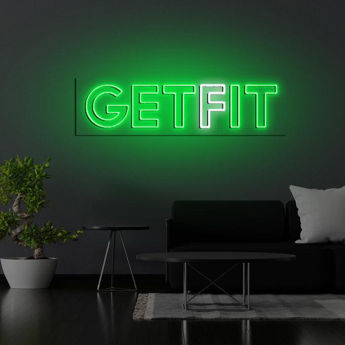 Get Fit Neon Sign - Neon Boards