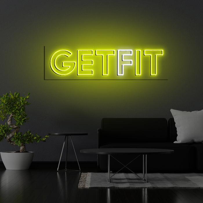 Get Fit Neon Sign - Neon Boards