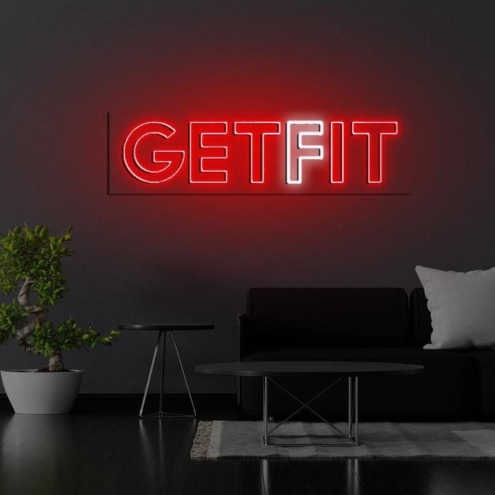 Get Fit Neon Sign - Neon Boards
