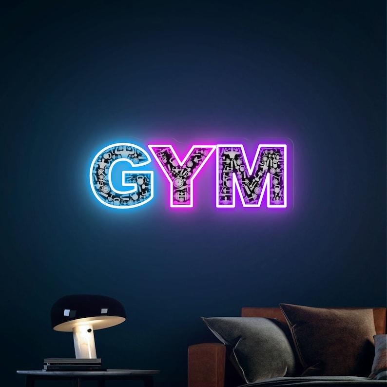 GYM Colour ful Neon Sign - Neon Boards
