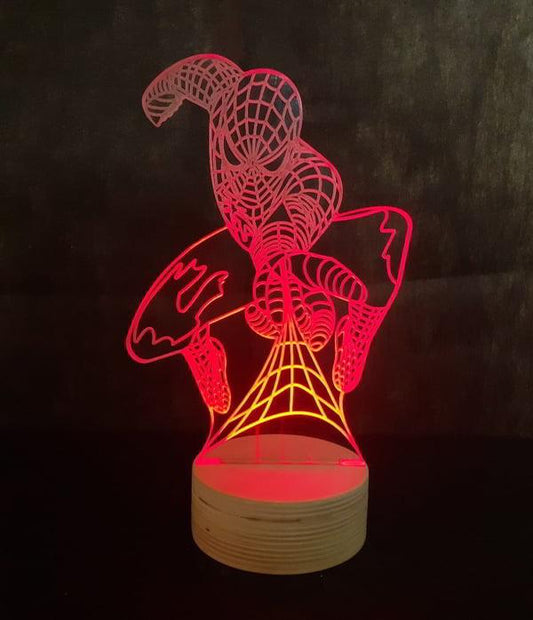Spider man Lamp - Neon Boards