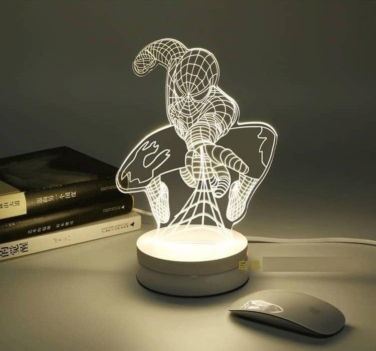 Spider man Lamp - Neon Boards