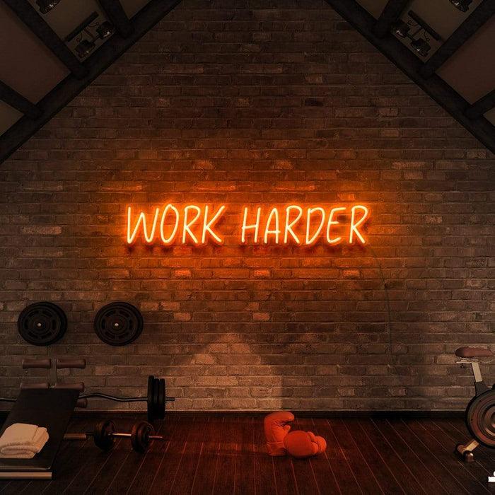 Work Harder - Neon Boards