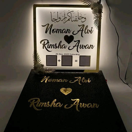 Shadi Neon Board Rectangle - Neon Boards