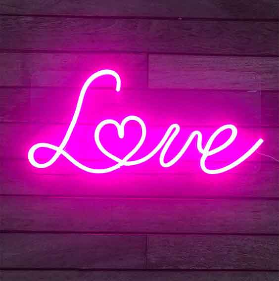 Neon Love Sign