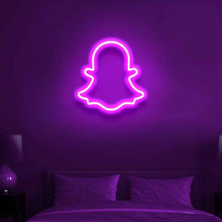 Snapchat Logo - Neon Boards