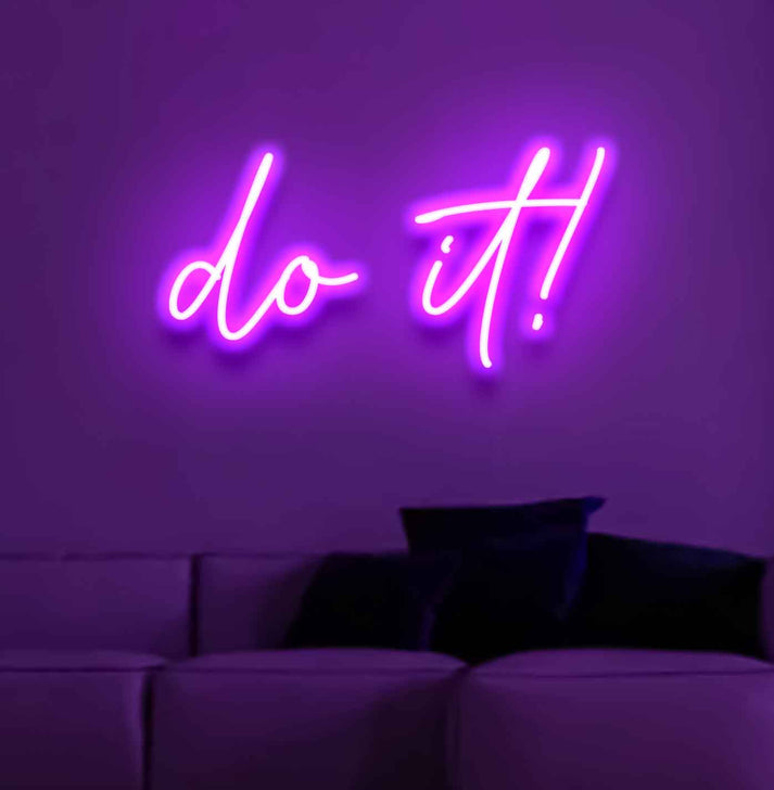 Do it Neon Sign - Motivational LED Light