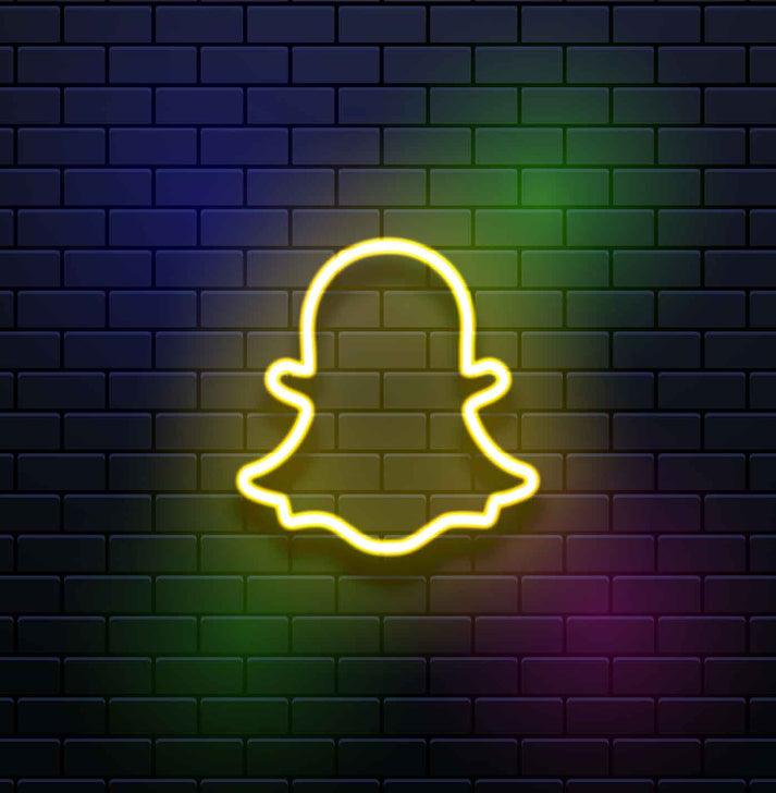 Snapchat Logo - Neon Boards