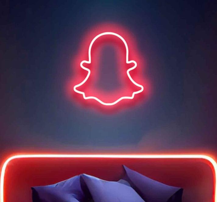 Snapchat Logo - Neon Boards