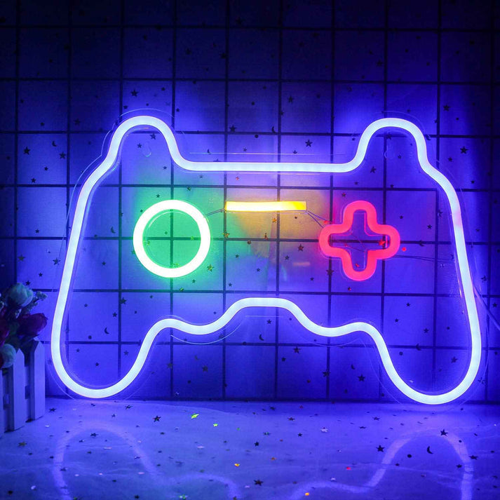 Gaming Controller Neon Sign - RGB LED Light