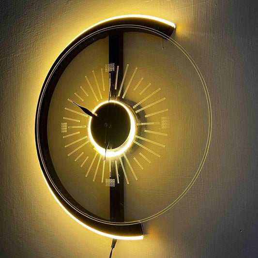 Neon Moon Clock - Neon Boards