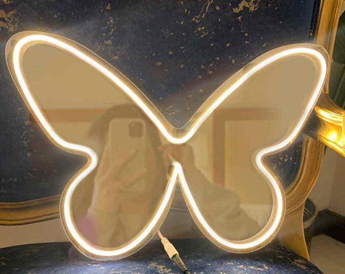 Butterfly Mirror - Neon Boards