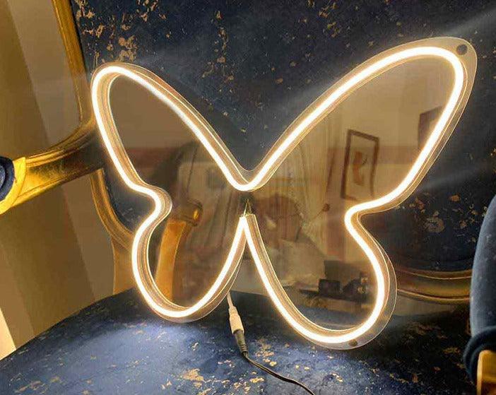 Butterfly Mirror - Neon Boards