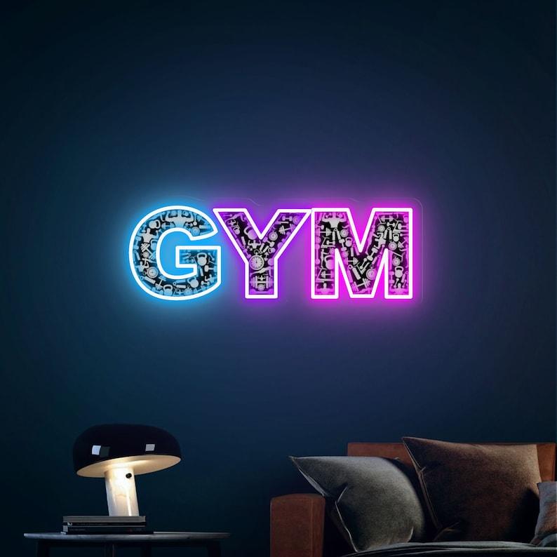 Gym Neon Sign | RGB LED Gym Lights | Neonboards.pk – Neon Boards