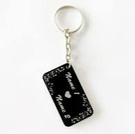 Customized Couples Name Keychain