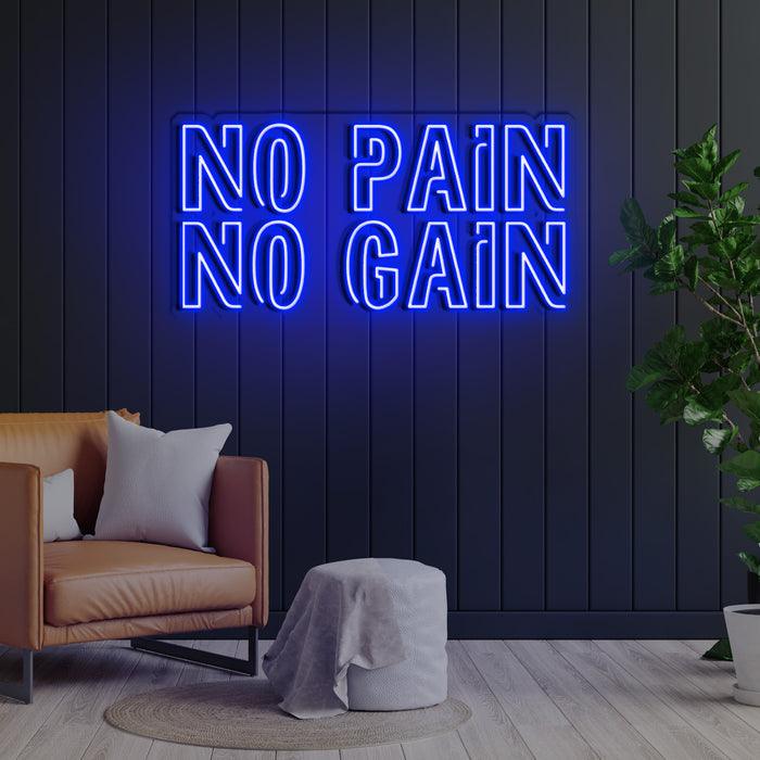 No Pain No Gain - Neon Boards