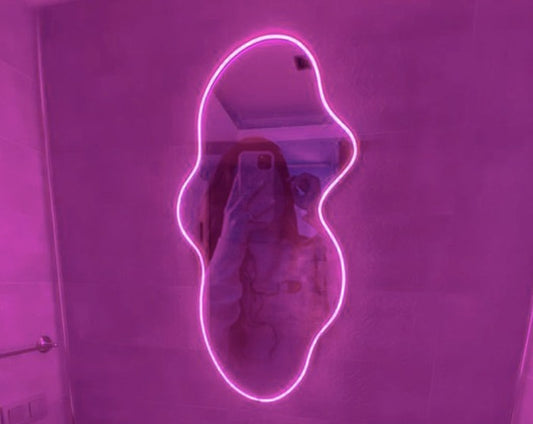 Glowing Selfie Neon Mirror