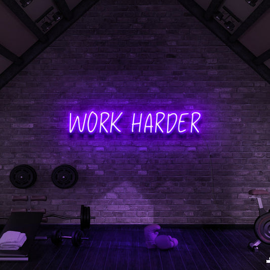 Gym Neon Lights - Motivational Phrases
